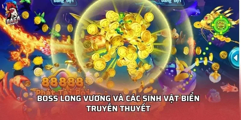 Bắn Cá Long Vương – Săn Rồng Biển Thưởng Cực Khủng 2 Boss Long Vương và các sinh vật biển truyền thuyết
