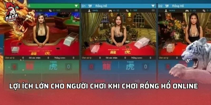 Rồng Hổ - Quyết Chinh Phục Chiến Thắng Lớn 2026 4 Lợi ích lớn cho người chơi khi chơi rồng hổ online