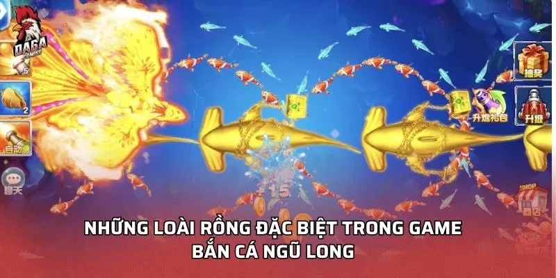 Bắn Cá Ngũ Long – Săn Rồng Rực Lửa Thắng Lớn Mỗi Ngày 2 Những loài rồng đặc biệt trong game bắn cá ngũ long